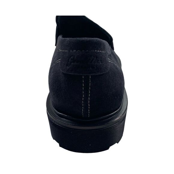 NIB Good American Men’s Navy Blue Lexington Loafer Suede & Leather Upper- Size 9 main image 9